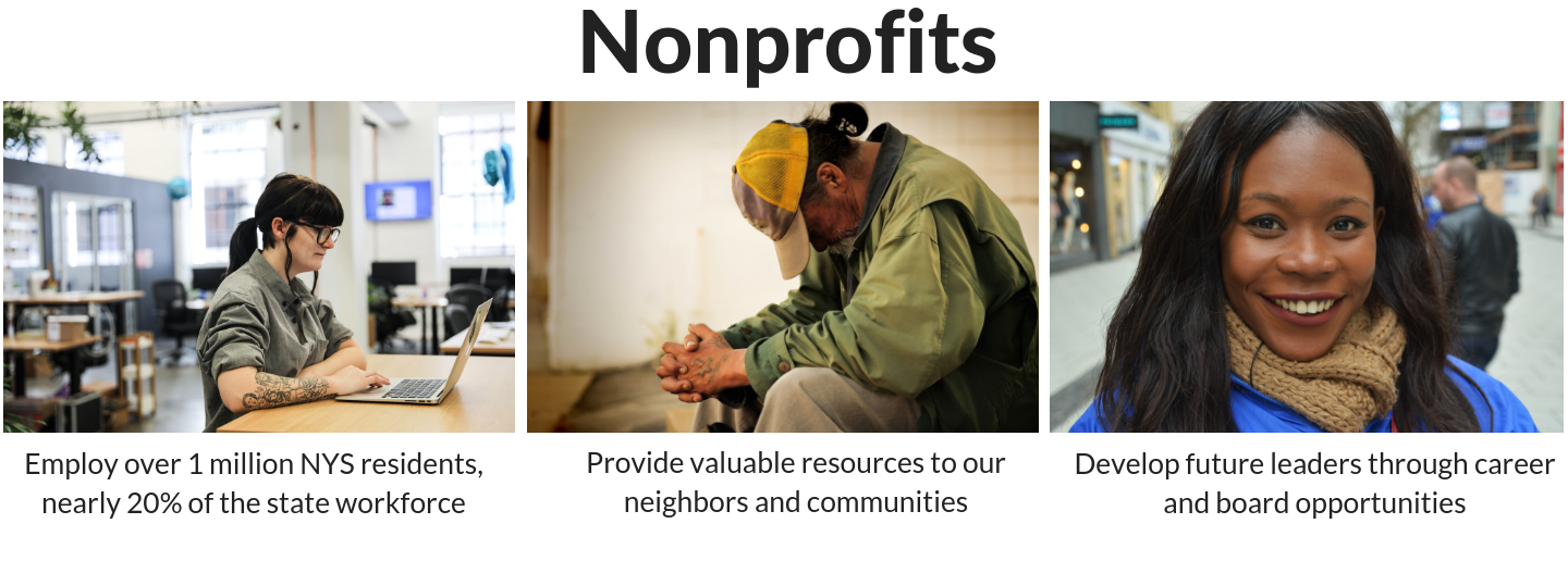 Front Page Nonprofit Banner